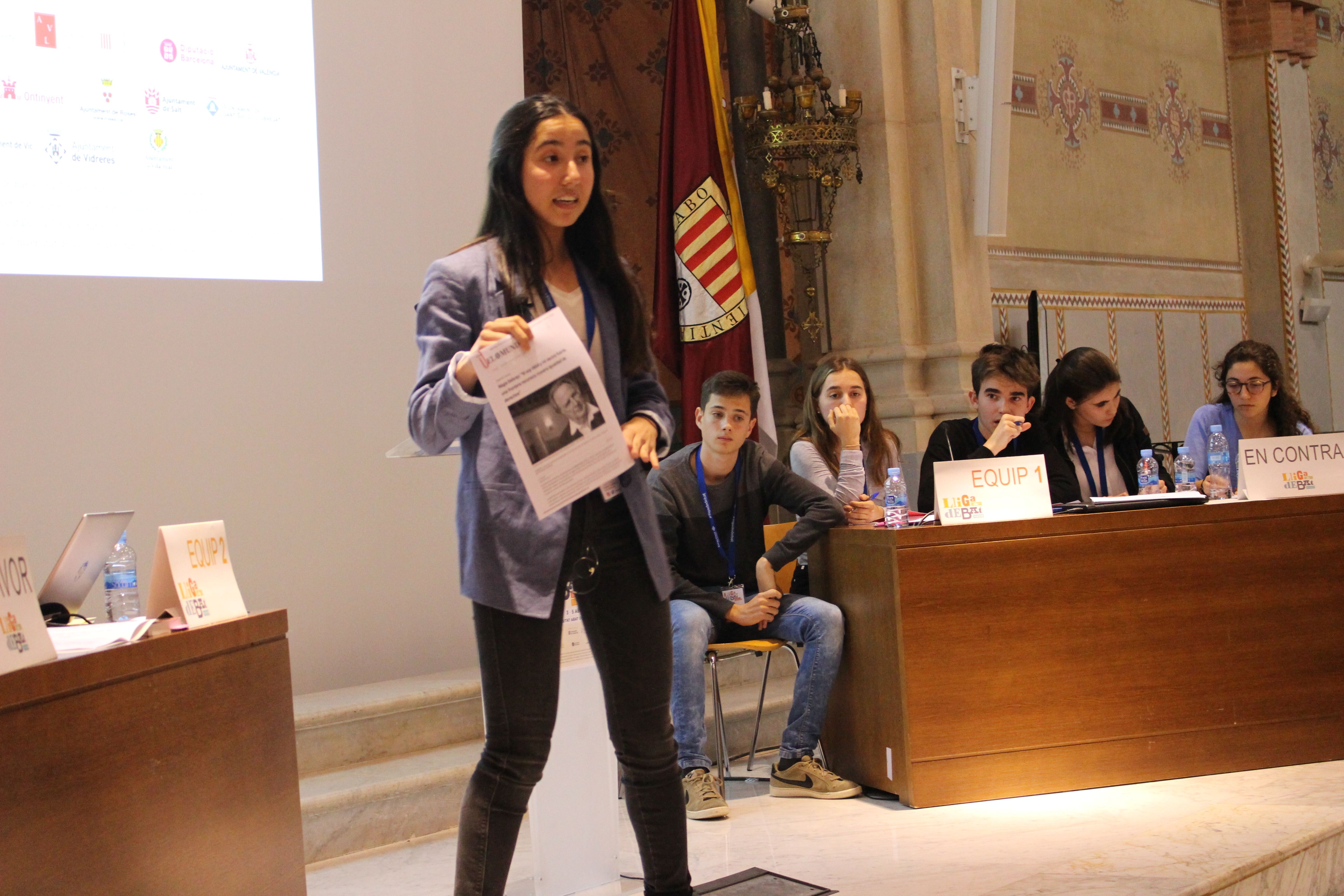 Lliga De Debat De Secundaria I Batxillerat Xarxa Vives D Universitats